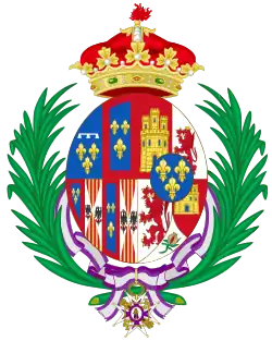 Description de l'image Coat of Arms of Infanta Eulalia of Spain, Duchess of Galliera.svg.