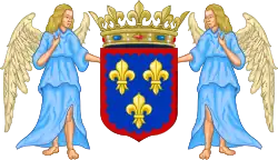 Description de l'image Coat of Arms of Prince Eudes, Duke of Angoulême.svg.