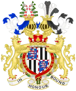 Description de l'image Coat of Arms of Prince Louis, 1st Marquess of Milford Haven.svg.