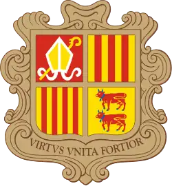 Image illustrative de l'article Armoiries de l'Andorre