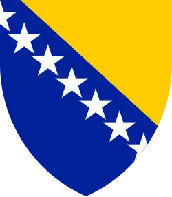 Emblème de Bosnie-Herzégovine portée par l'armée