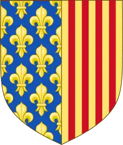 Description de l'image Coat of arms of Marguerite of Provence.svg.