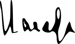 signature de Constantin Karadja