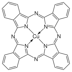 Image illustrative de l’article Phtalocyanine de cuivre