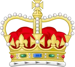 Description de l'image Crown of Saint Edward (Heraldry).svg.
