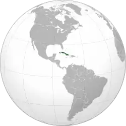 Description de l'image Cuba (orthographic projection).svg.