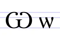 Image illustrative de l’article Ѡ