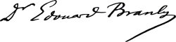signature d'Édouard Branly