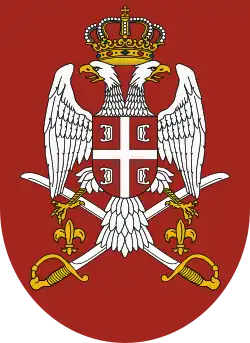 Emblème des forces armées serbes