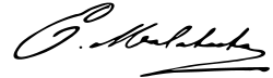 signature d'Errico Malatesta