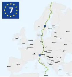 Description de l'image EuroVelo Route 7.svg.