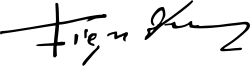 signature de Fiqri Dine