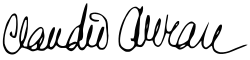 Signature de Claudio Arrau