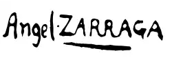 signature de Ángel Zárraga
