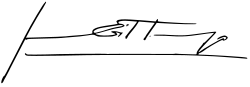 signature de José María Gil Tamayo