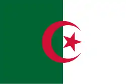 Drapeau de l'Algérie