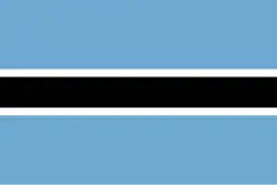 Description de l'image Flag of Botswana.svg.
