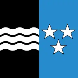 Les couleurs cantonales sont le noir et le bleuUsage des drapeaux,étendards et fanions (Règlement sur les drapeaux) - Règlement 51.340 f, Armée suisse, p.&nbsp;70, consulté le 23 juillet 2017