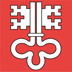Les couleurs cantonales sont le rouge et le blancUsage des drapeaux,étendards et fanions (Règlement sur les drapeaux) - Règlement 51.340 f, Armée suisse, p.&nbsp;58, consulté le 24 juillet 2017