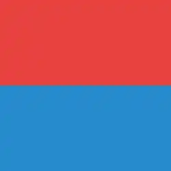 Les couleurs cantonales sont le rouge et le bleuUsage des drapeaux, étendards et fanions (Règlement sur les drapeaux) - Règlement 51.340 f, Armée suisse, p.&nbsp;72, consulté le 29 juillet 2017