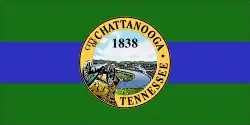 Drapeau de  Chattanooga.