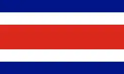 Drapeau national et civil du Costa Rica.