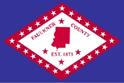 Drapeau de Comté de Faulkner