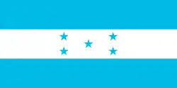 Drapeau du Honduras.