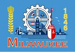 Drapeau de Milwaukee.