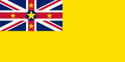 Description de l'image Flag of Niue.svg.
