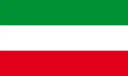 Drapeau civil de la Rhénanie-du-Nord-Westphalie