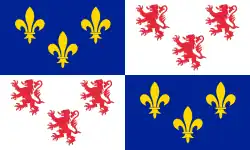 Description de l'image Flag of Picardie.svg.