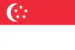 Drapeau de Singapour