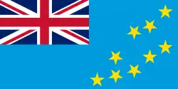 Drapeau des Tuvalu.