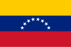 Drapeau civil du Venezuela