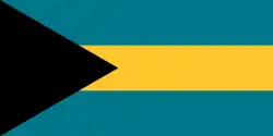 Drapeau des Bahamas