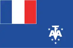 Drapeau de Îles Éparses de l'océan Indien