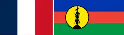 Description de l'image Flags of New Caledonia.svg.
