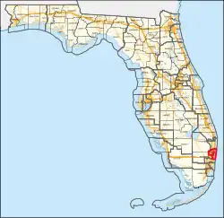 Description de l'image Florida's 23rd congressional district (since 2023).svg.
