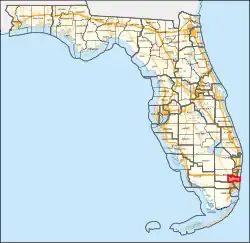 Description de l'image Florida's 25th congressional district (since 2023).svg.