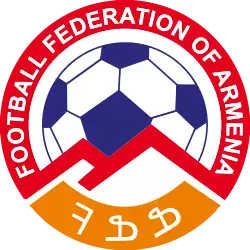 alt=Écusson de l' Équipe d'Arménie