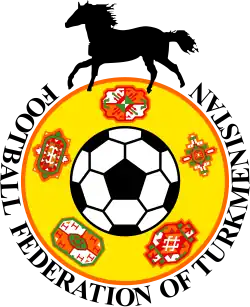 alt=Écusson de l' Équipe du Turkménistan