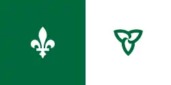 Description de l'image Franco-Ontarian flag.svg.