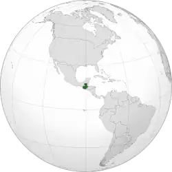 Description de l'image Guatemala (orthographic projection).svg.