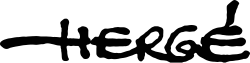 signature de Hergé