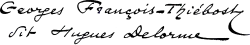 signature de Hugues Delorme