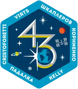 Description de l'image ISS Expedition 43 Patch.svg.