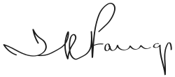 signature d'Ismail al-Faruqi