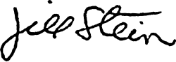 signature de Jill Stein