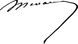 signature de Joachim Menant